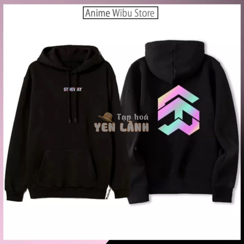 Áo Hoodie 5THEWAY Phản Quang Form Unisex Nam Nữ, áo hoodie nam nỉ bông