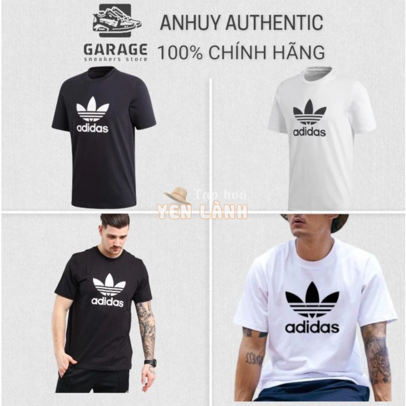 [100% HÀNG CHÍNH HÃNG] Áo phông Adidas 3 lá chất cotton