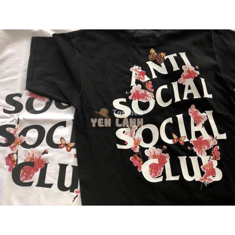 Áo nam Nữ In Chữ Anti Social Club ASSC kkoch Anti S-2XL