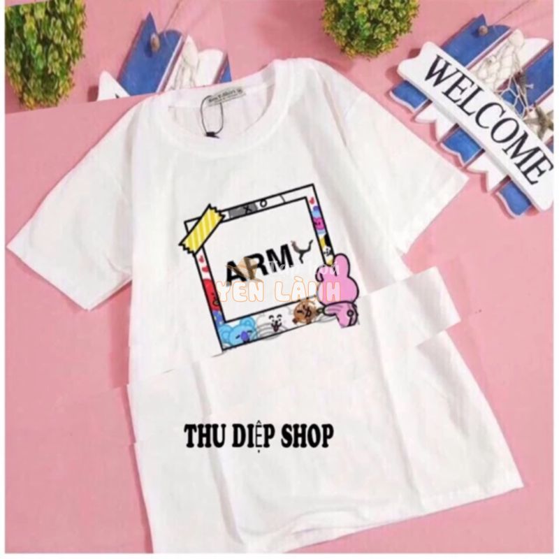 (Tặng anh BTS)Áo BTS ARMY