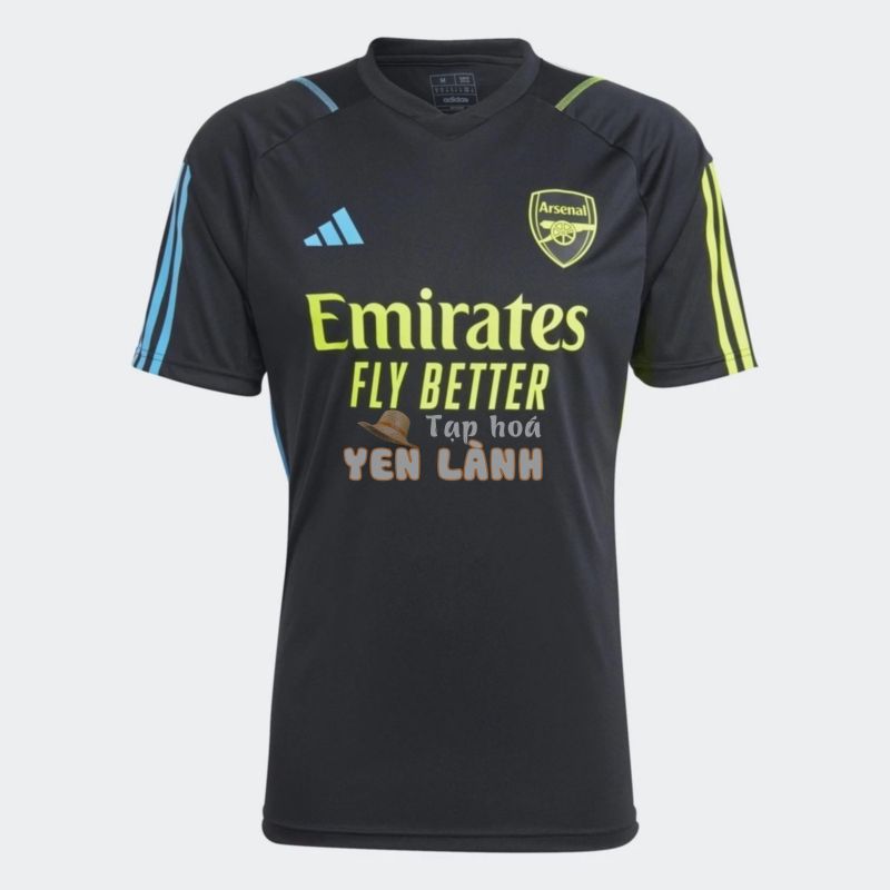 adidas Bóng đá Áo Jersey Tập Luyện Arsenal Tiro 23 Nam Đen HZ2181