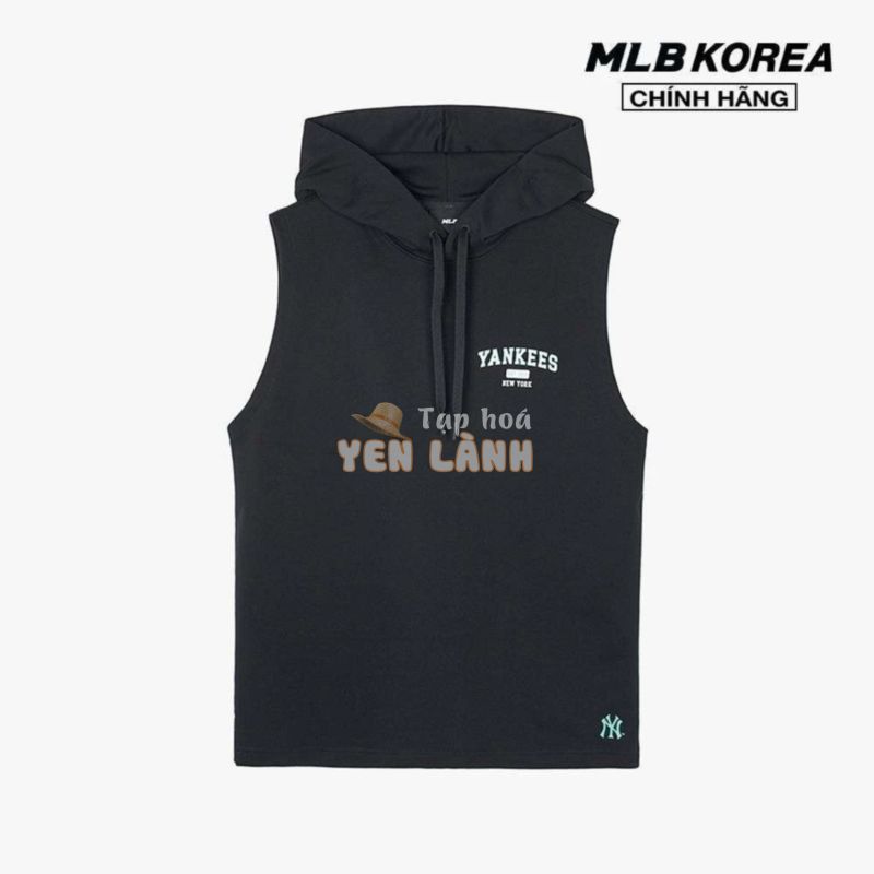 MLB – Áo ba lỗ unisex phối mũ dây rút Varsity New York Yankees 3ATKV0343-50BKS