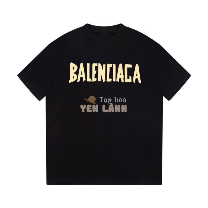 Balenciaga Áo Thun Ngắn Tay In Chữ paris 23 Thời Trang Mùa Hè Dành Cho Nam Và Nữ