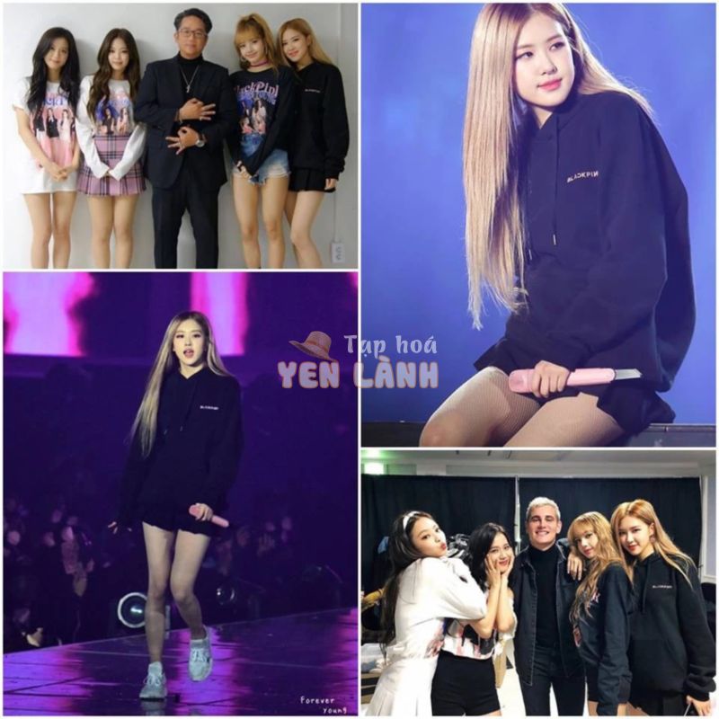 ÁO HOODIE BLACKPINK IN YOUR AREA ĐEN [ẢNH THẬT 100%] Cực Chất