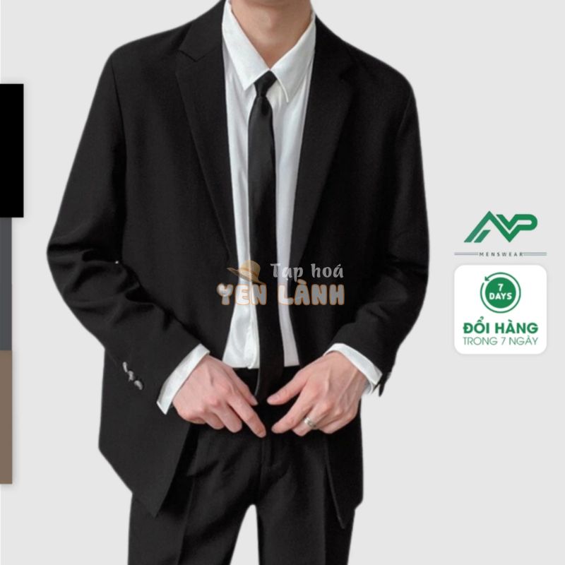 Áo Blazer Nam Dài Form Rộng NPV OFFCIAL phong cách Hàn Quốc trẻ trung cá tính