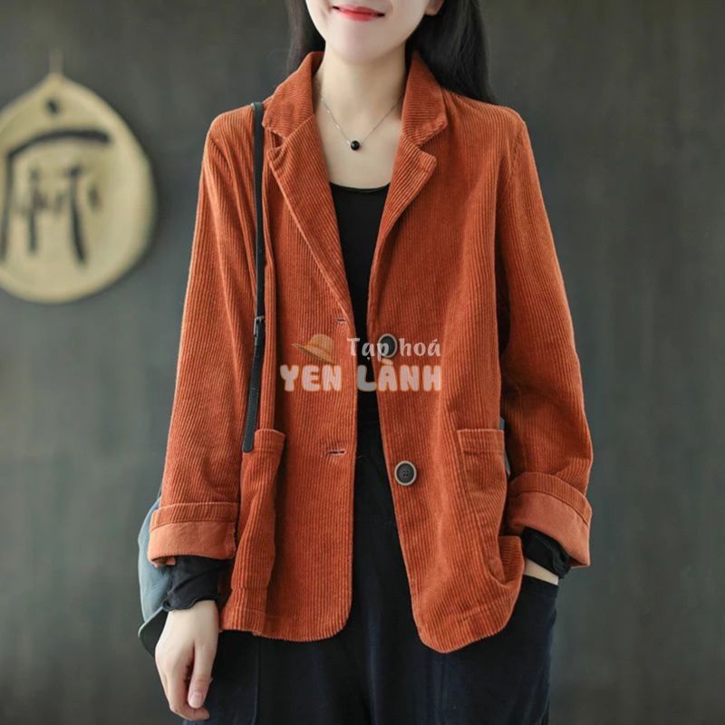 Áo vest nhung, Áo Blazer nữ phong cách