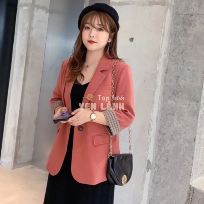 Áo blazer nữ bigsize ngoại cỡ hàng thiết kế quảng châu cao cấp