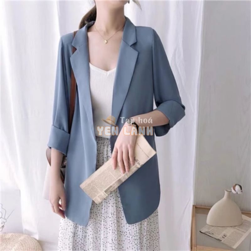 ( Ảnh thật ) Áo Blazer Hàn Quốc đẹp, mỏng thiết kế mặc mùa hè thu