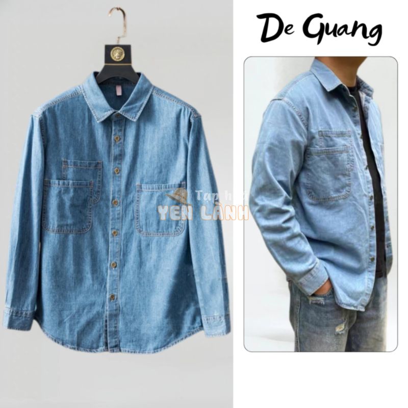 Áo Khoác Jean Áo Bò Denim Đẹp Unisex Đủ Size Nam Nữ Chống Nắng Dễ Mặc, Đi Chơi Đi Làm Thoải Mái Hình Ảnh + Video[AOJEAN]