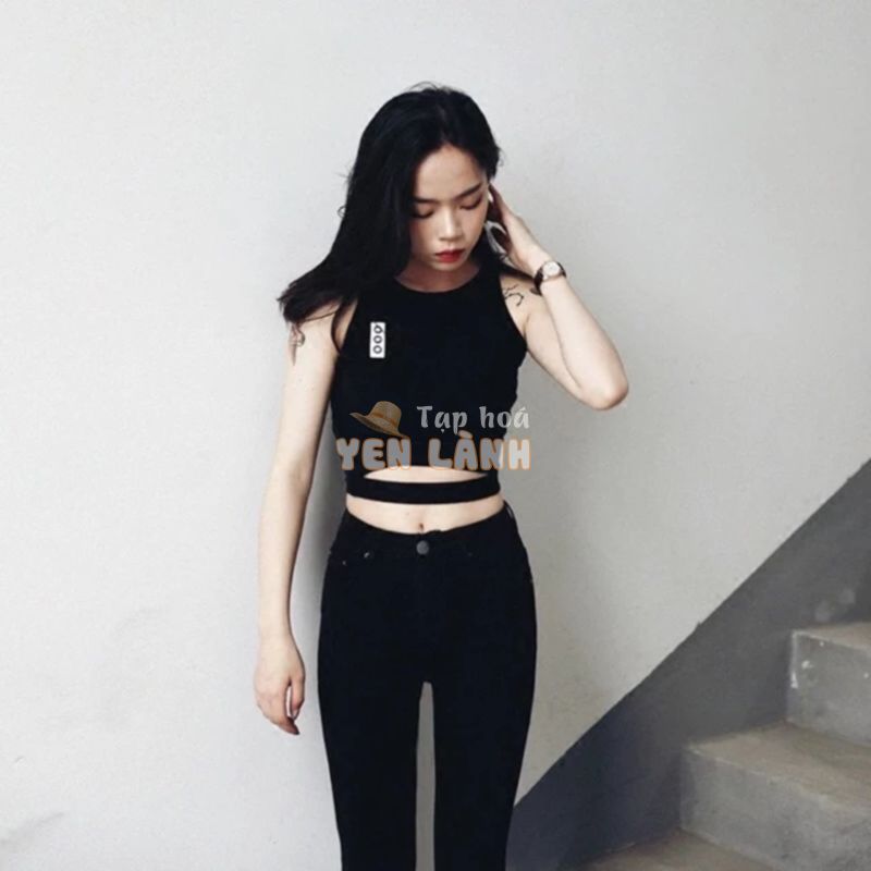 Áo bó sát, croptop áo nữ cute hàng Quảng Châu