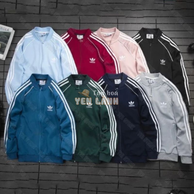 áo khoác bomber thể thao nam nữ gym adidas 3 sọc bigsize – Sam store