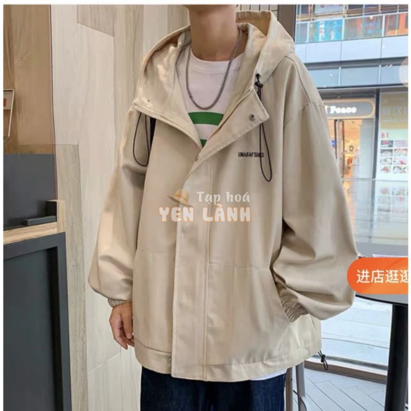 Áo Khoác kaki Thêu UNABASHED Nam Nữ Ulzzang Unisex Form Rộng Bomber Jacket