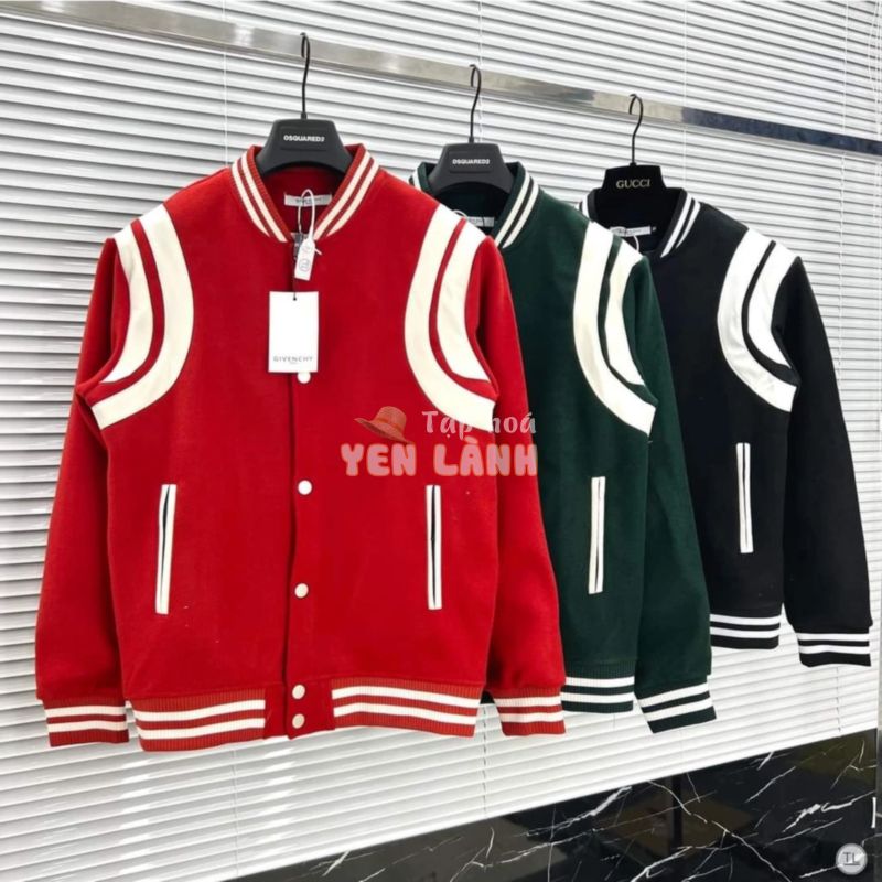 [-G] Áo Khoác varsity Xanh áo bomber Teddy SLP nam nữ – Áo bomber Sơn Tùng MTP Siêu hothit 2023