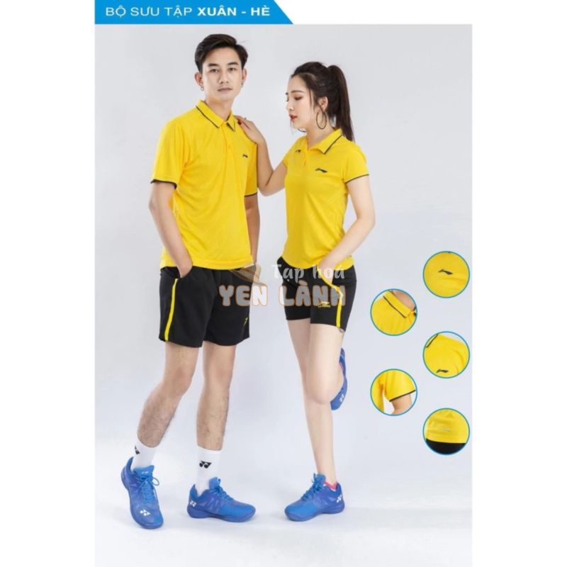 Áo thể thao cầu lông bóng bàn Li-ning dành cho nam giới