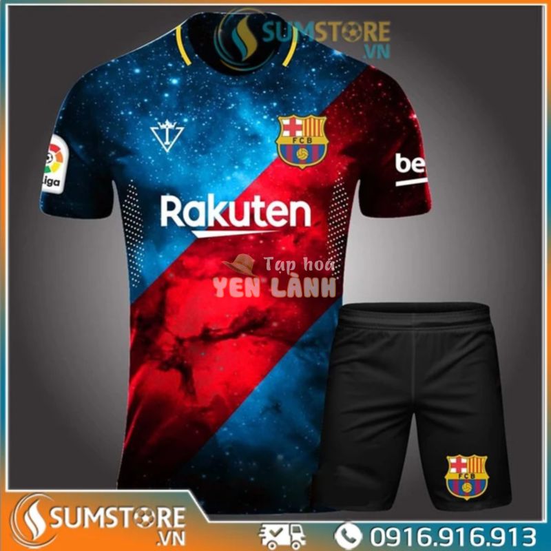 Quần Áo Bóng Đá Barca Galaxy S03 – Đồ Đá Banh Thể Thao Nam Nữ Mới Đẹp