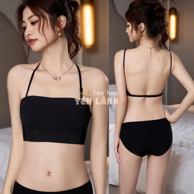 [Áo Lùi Size] Áo Lót Áo Bra Su Đúc Không Gọng Không Đường May Dây Nhỏ Hở Lưng Ôm Trọn Vòng 1 — 230852