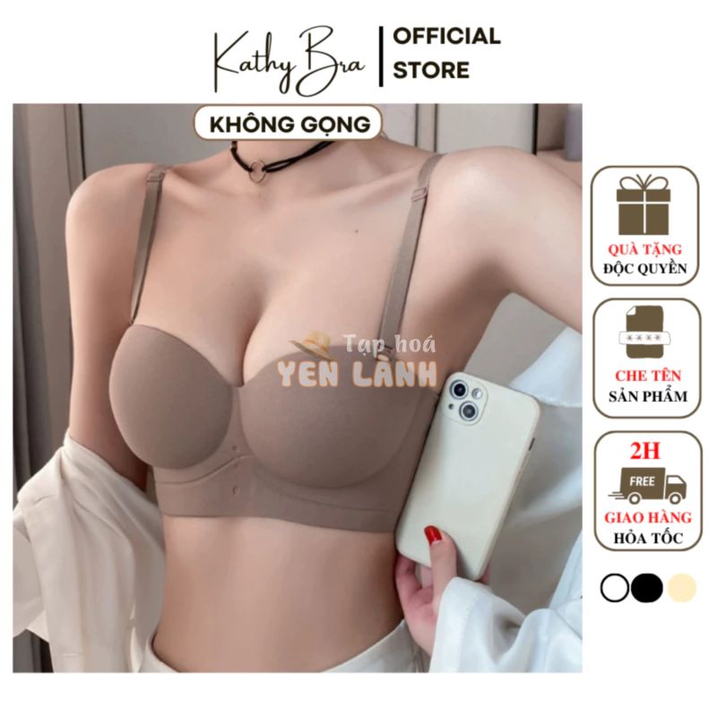 B74 [LOẠI ĐẸP] Áo Lót Đúc Su Bảng To Định Hình  KATHY BRA Không Gọng ĐệmVừa Nâng Ngực Mặc Áo Dài Không Lộ Viền