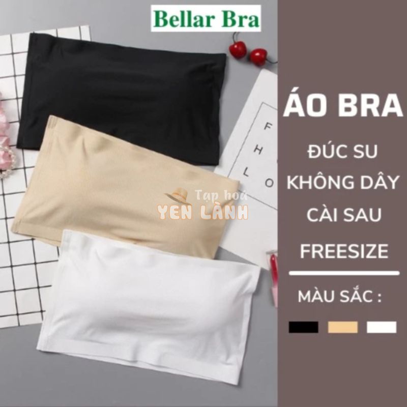 Áo Bra Không Dây – Bra Su Không Gọng Hở Lưng Mặc Cực Mát – Áo Ngực Nữ Có Nấc Cài Sau Cực Xinh   BellarBra B8883