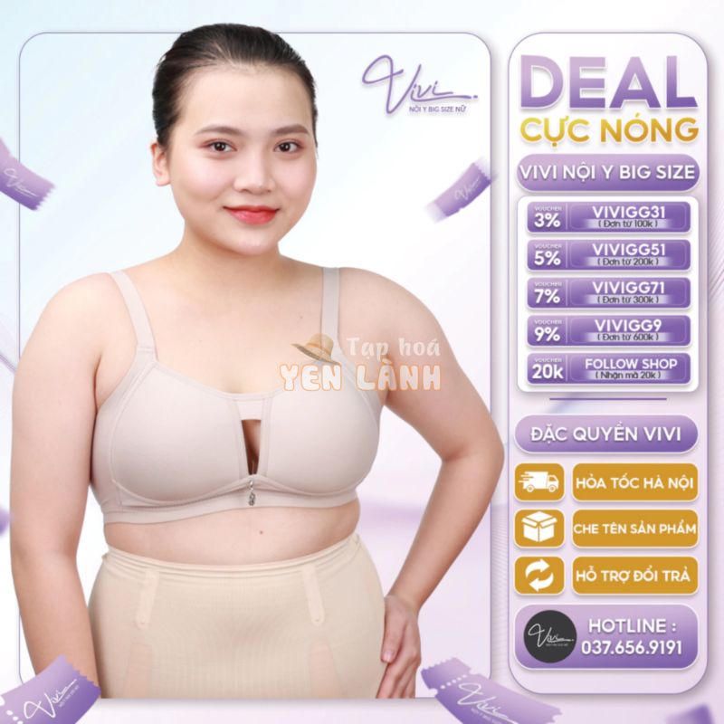 Áo lót Bigsize nữ – Áo ngực Big size mặc áo dài trắng – Bra cup lớn Không gọng, Bản to, Đệm mỏng, Siêu nâng đẩy – AV004