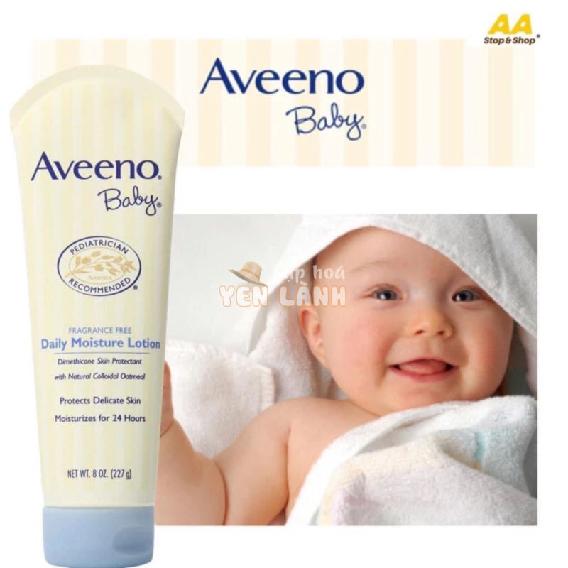 Kem dưỡng da hàng ngày cho bé Aveeno baby dùng cho bé từ sơ sinh