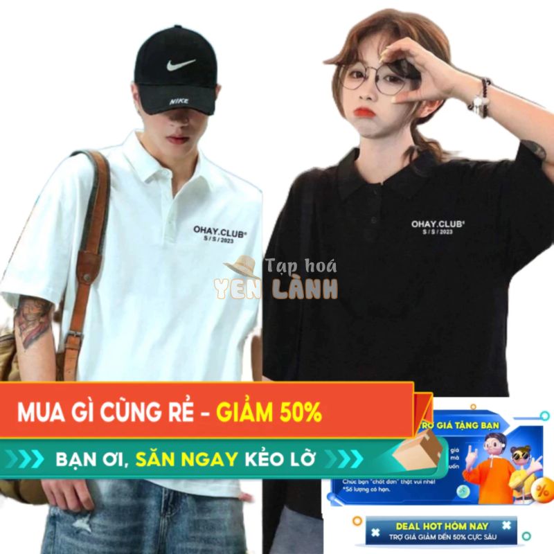 Áo Thun Nam, Nữ Form Rộng Tay Lỡ.  Áo Phông ODIN UNISEX Polo Local Brand Oversize Đen Trắng Chất Vải Cá Sấu