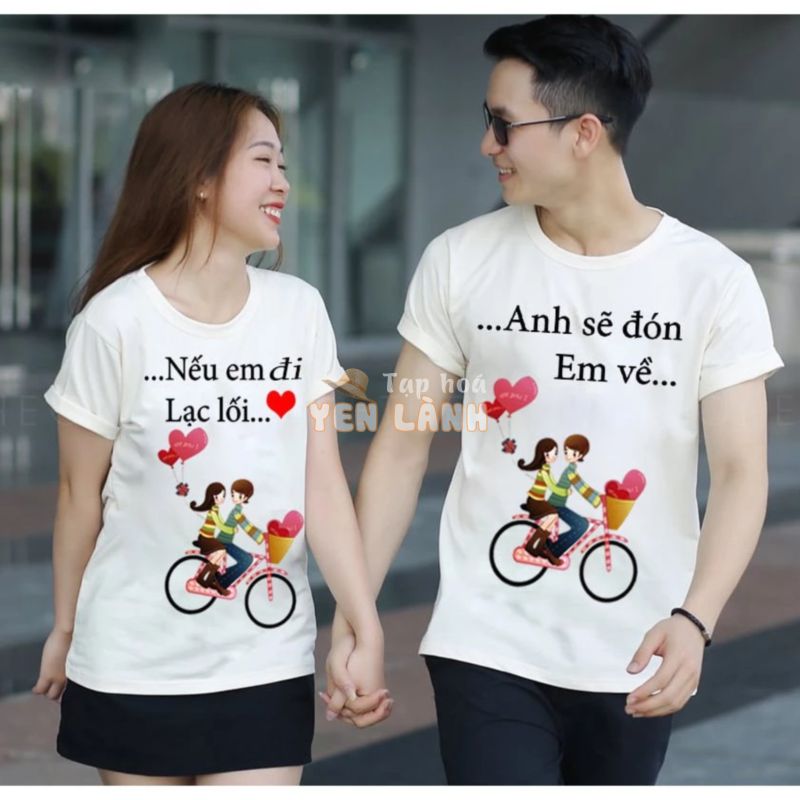 ÁO CẶP NAM NỮ DU LỊCH BÊN NHAU