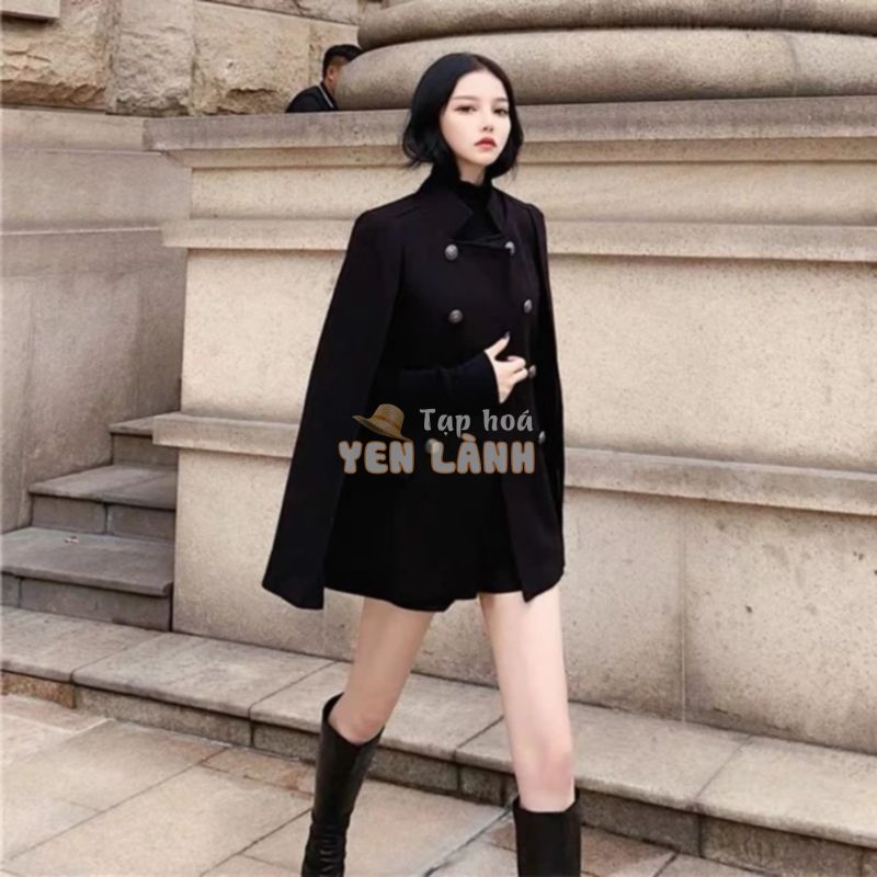 order- Áo dạ cape hot trend – có feedback khách kèm clip sản phẩm