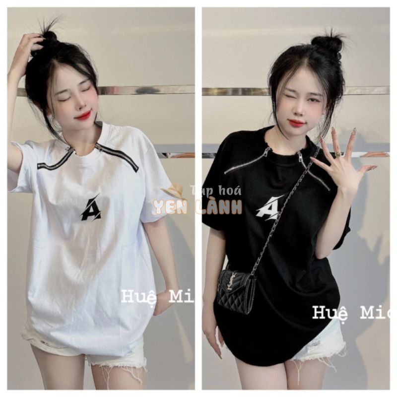 Áo thun nam nữ tay lỡ chất cotton khô 3158 (túi zip) MIX KHÓA  phong cách Hàn Quốc CAMASTORE M116