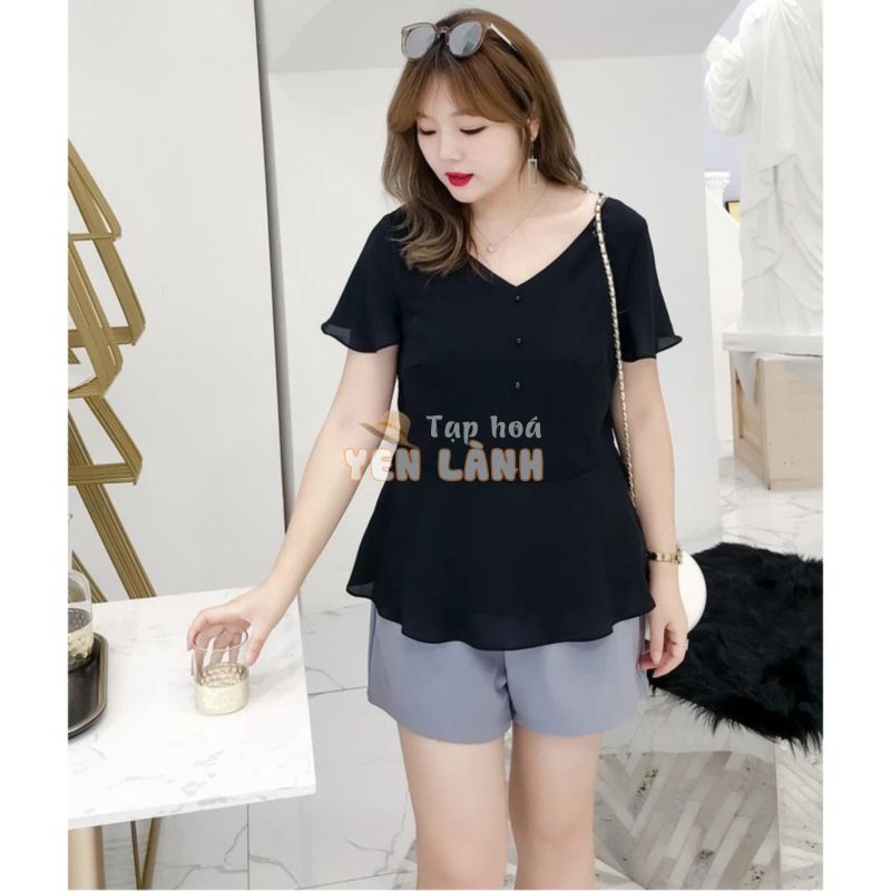 Áo peplum giấu bụng fullsize 40-120kg