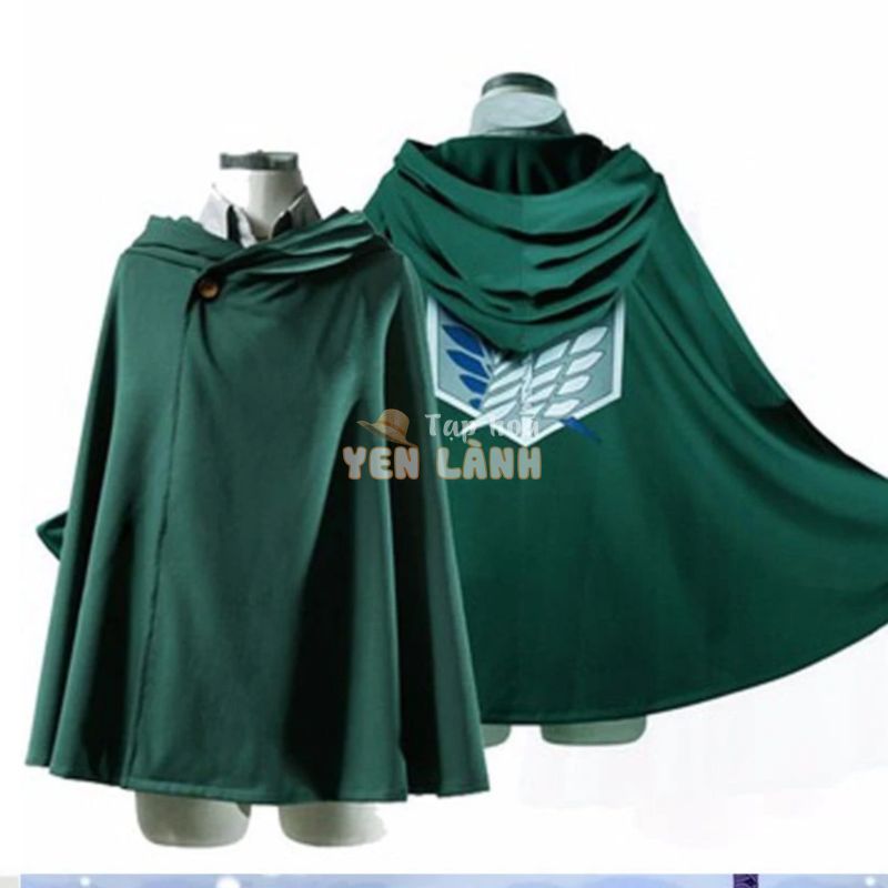 Áo choàng ngắn cosplay đội trinh sát Attack on Titan | Baystore