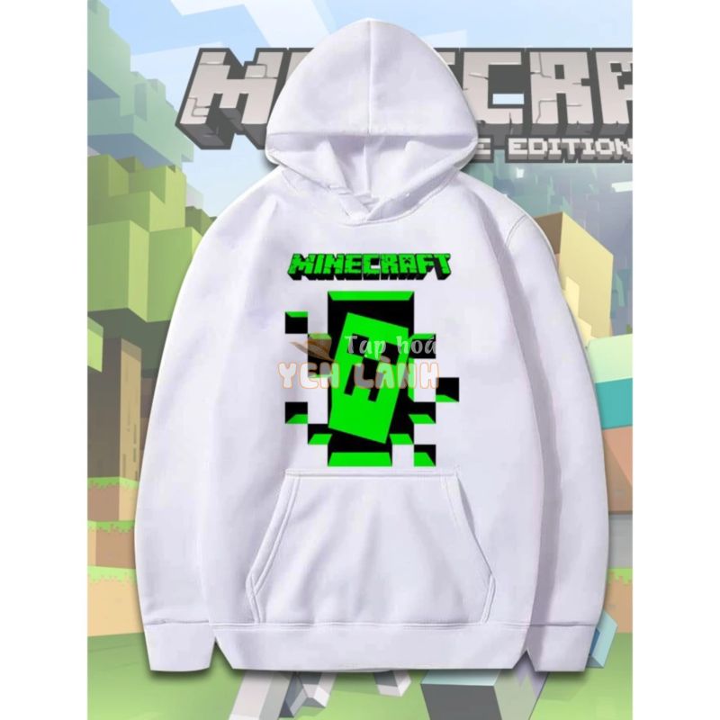 HOT- Áo Hoodie Minecraft – Creeper cực chất giá rẻ