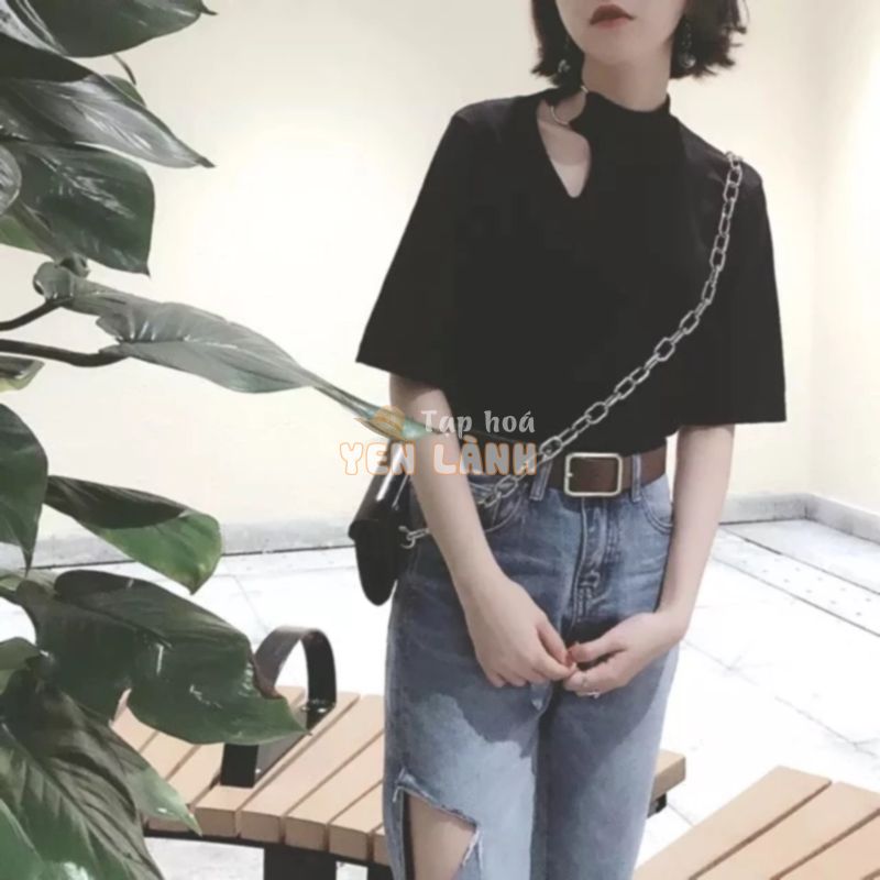 [ ORDER 10-15 NGÀY+ ẢNH THẬT] áo THUN CỔ CHOKER 1927