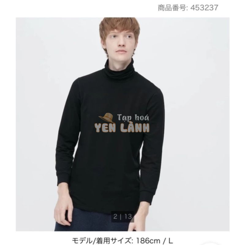 Áo giữ nhiệt nam cổ lọ Extra warm uniqlo nhật auth