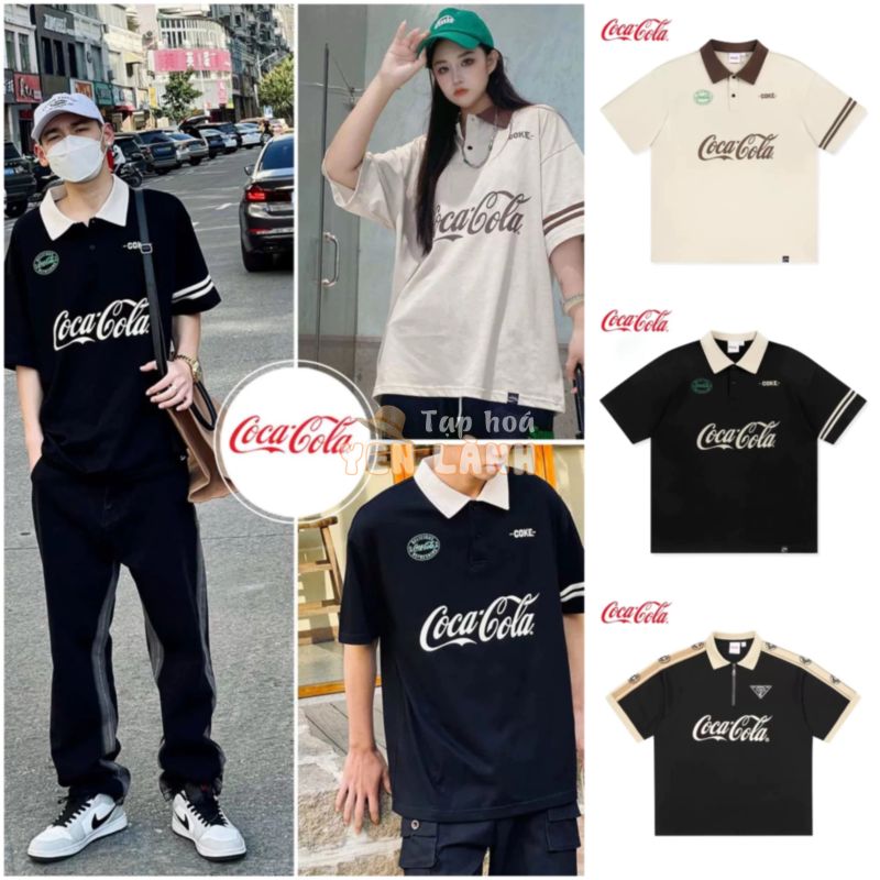 [CHỈ CHÍNH HÃNG] Quần Áo/Sét Polo Nam Coca-Cola Logo Coke – Authentic Only