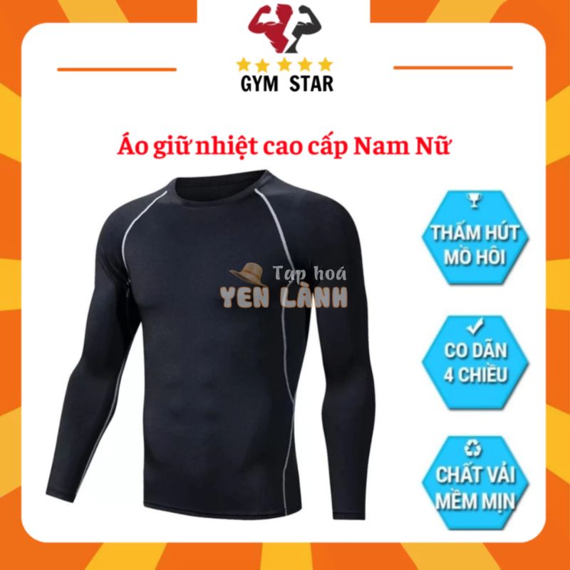 Áo Giữ Nhiệt Tay Dài Thể Thao Nam Tập Gym Cao Cấp PRO COMBAT Bóng Đá Bóng Rổ Chơi Thể Thao