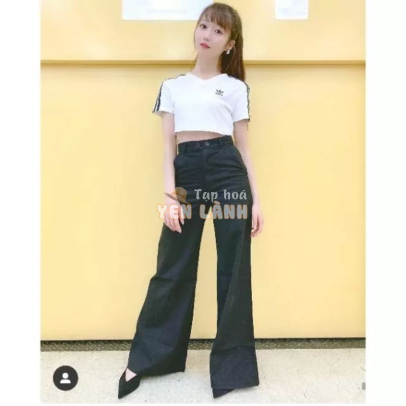 SIÊU SALE 12.12 Áo croptop ngắn tay không cổ chính hãng