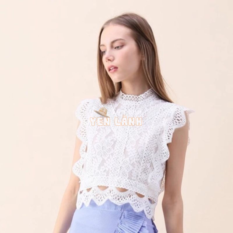 ÁO CROPTOP REN TIỂU THƯ