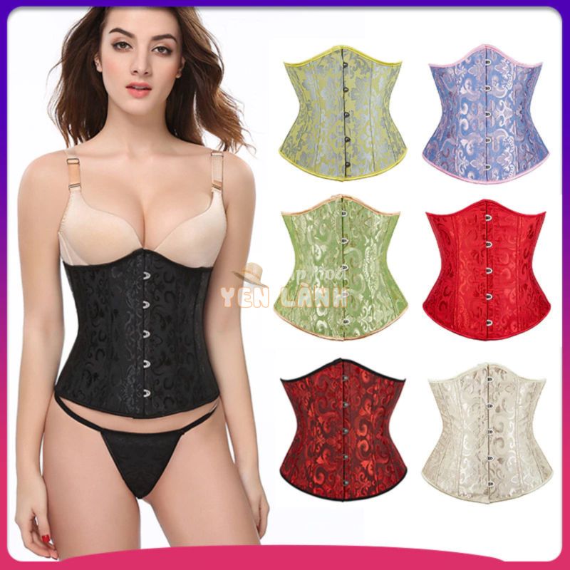 Corset Châu Âu Mỹ Cung Điện Corset Định Hình Cơ Thể Áo Cưới Đáy Lưng Nữ Chức Năng Định Hình Cơ Thể Quần Lót