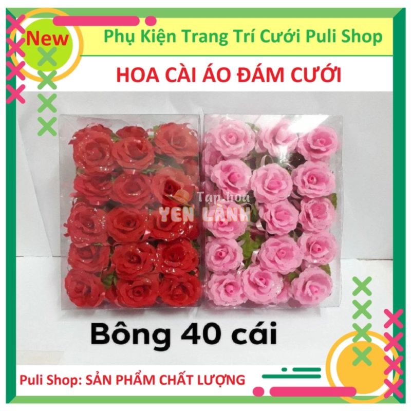 1 CÁI HOA CÀI ÁO ĐÁM CƯỚI HỎI – BÔNG CÀI ÁO CƯỚI GIÁ SIÊU RẺ