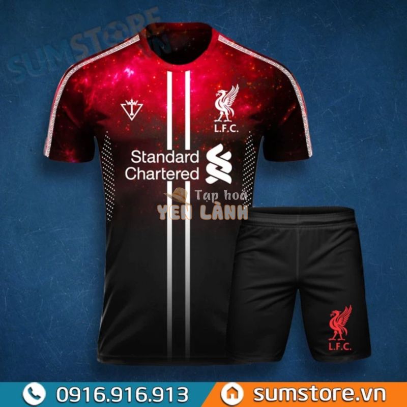 Bộ đồ đá banh Liverpool Galaxy Cực Chất