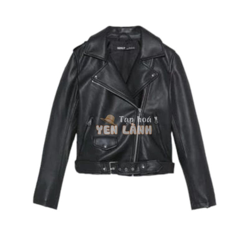 Áo da biker Zara nữ chính hãng