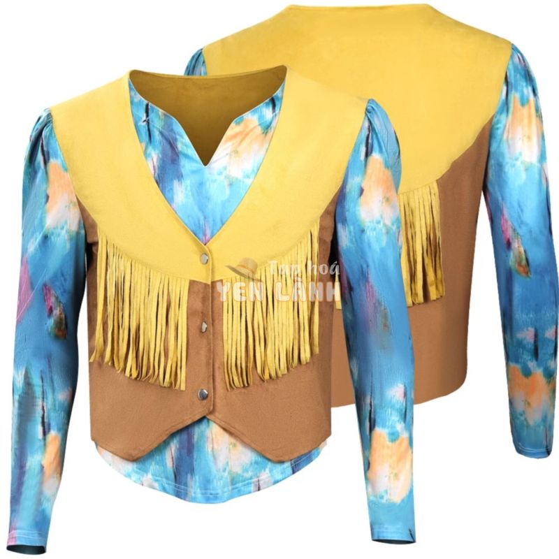 Nam 70 Hippie Trang Phục Hóa Trang Hippy Retro Disco Groovy Áo Sơ Mi Tay Dài Áo Đầu Halloween Carnival Trang Phục Nam Người Lớn