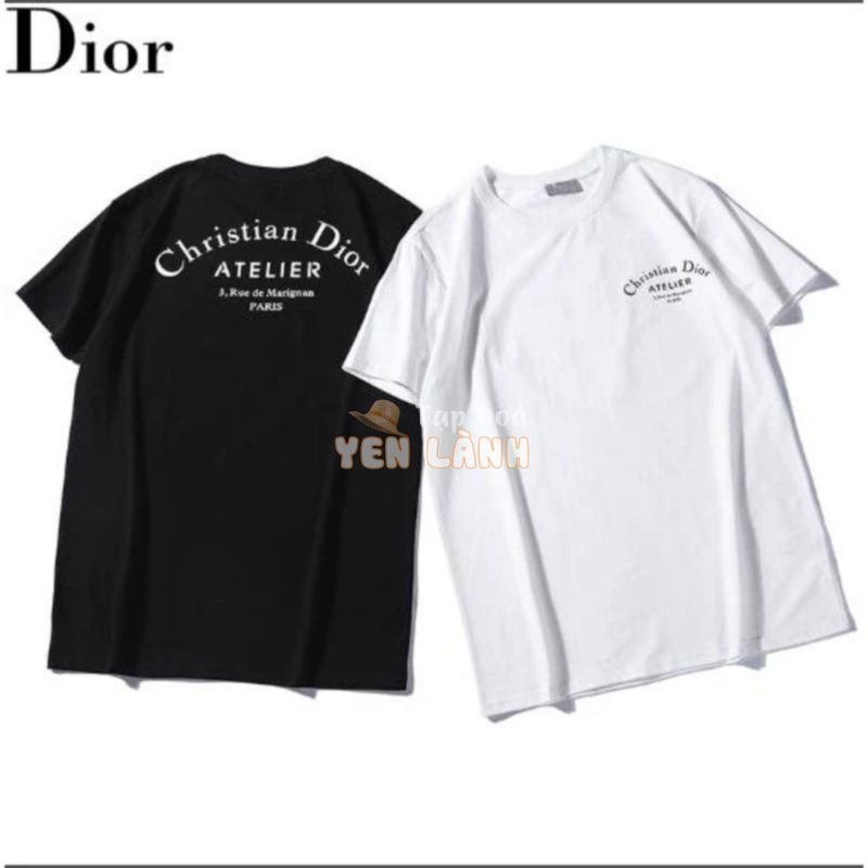 Áo thun in logo Dior cao cấp thời trang trẻ trung cho nam và nữ