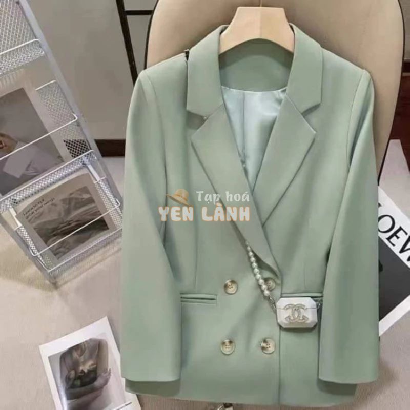 ÁO BLAZER QUẢNG CHÂU ĐỘN VAI 2 LỚP ODER