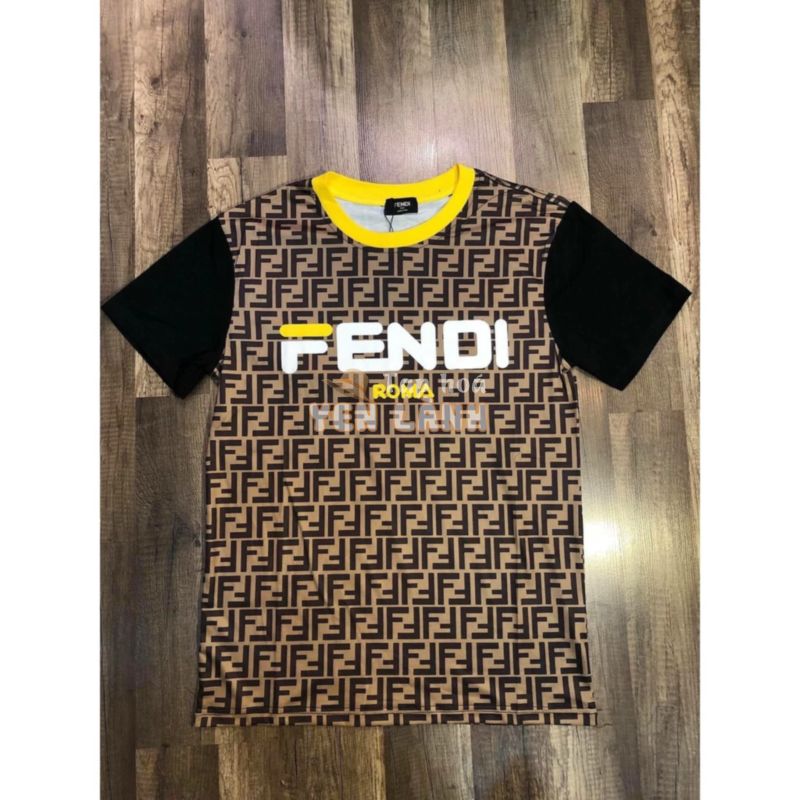 FreeshipÁo thời trang siêu cấp Fendi Logo thêu