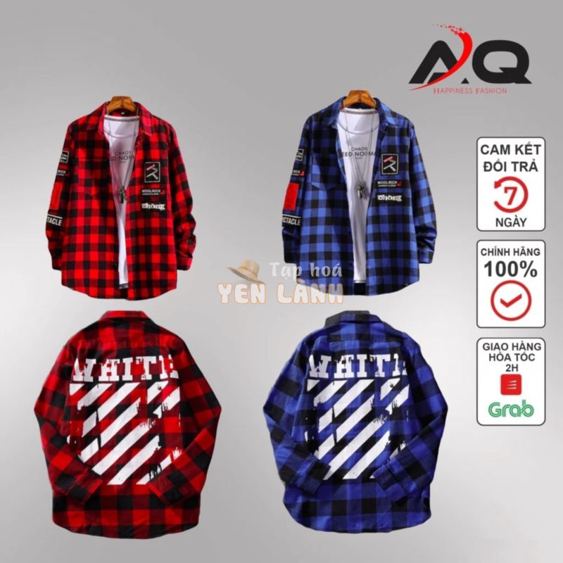 Sơ Mi Caro Flannel Nam Nữ Áo chống nắng Sọc Nam Nữ Cực Chất Nhiều Mẫu SM11- T&A STORE