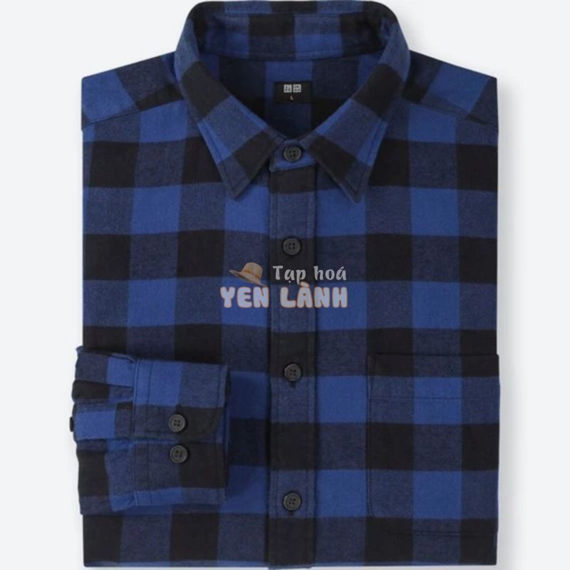 Áo sơ mi flannel nam Uniqlo