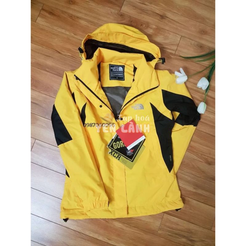 [Free Ship] Áo khoác 2 lớp TNF(Vàng)