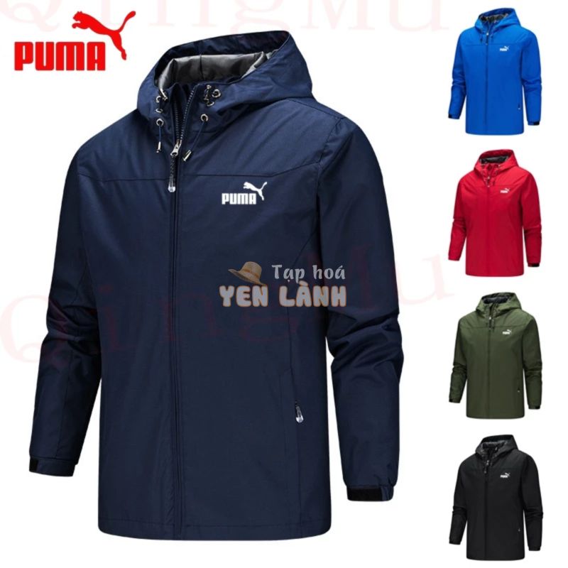 Áo Khoác Thể Thao Puma Chống Gió / Chống Thấm Nước Thoáng Khí Có Size S-5XL Cho Nam Giới