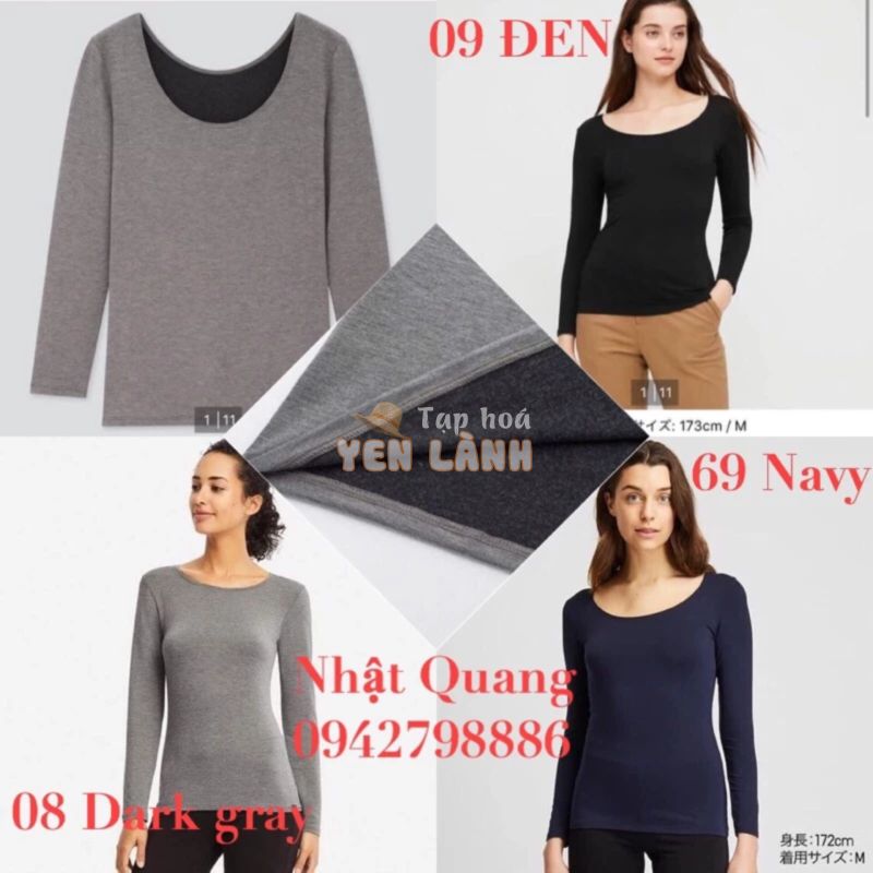 Áo giữ nhiệt nữ extra warm Uniqlo nhật auth